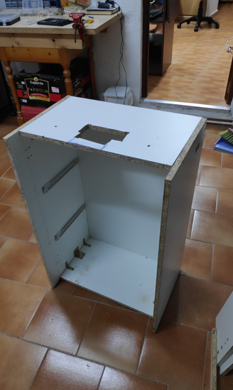 pie blanco vertical